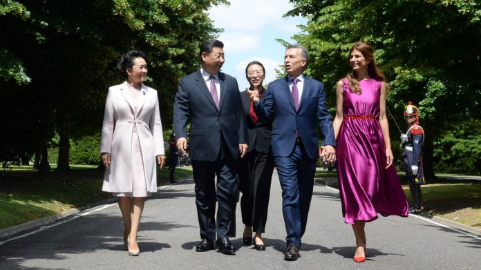 Macri y Xi Jinping en Olivos