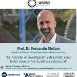 Fernando Stefani en la Usina Desarrollista