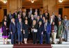 El Jefe de Gobierno Horacio Rodríguez Larreta junto a los alcaldes de diferentes ciudades del mundo en la gala del Teatro Colón / GCBA