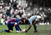 Lionel Messi descolló en el Barcelona. Maradona lo hizo en el Napoli. / FC Barcelona