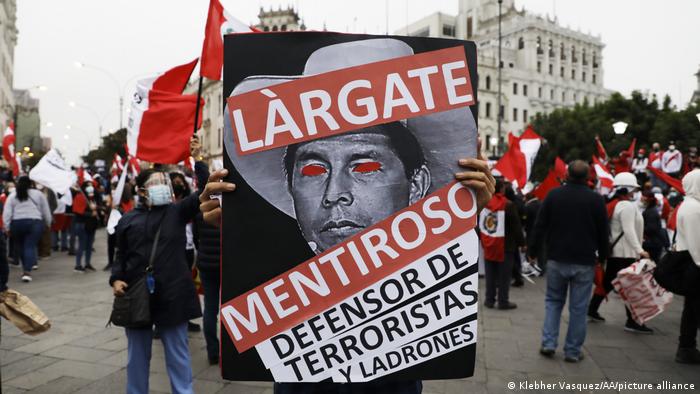 Marchas contra el ex presidente Castillo /Klebheer Vasques