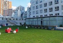 Terraza verde en un edificio de la Ciudad de Buenos Aires. (Newgreen)