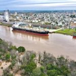 Puerto de la Ciudad de Concepción del Uruguay sobre el río Uruguay